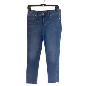 Jennifer Lopez Super Skinny Cut Hem Crop Jeans